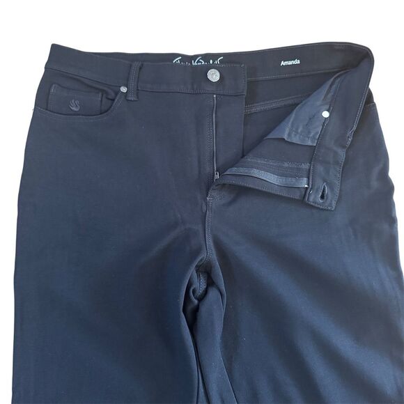 Gloria Vanderbilt All-Around Slimming Amanda Black Pants Size 14 - Picture 3 of 8